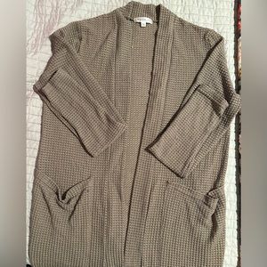 Bouquet brand waffle cardigan